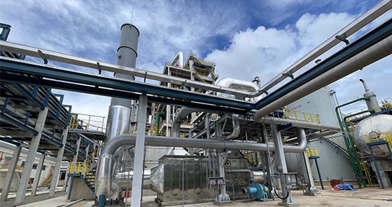2022年惠州忠信化工催化氧化系统项目废气焚烧炉，废气量65.28 t/h